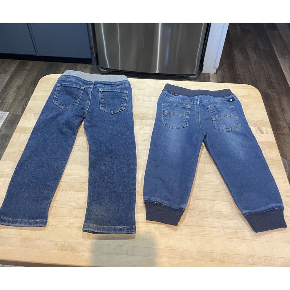 Lot Of 2 Lucky Brand And Falls Creek Pull On Jeans Size Girls 18 Months